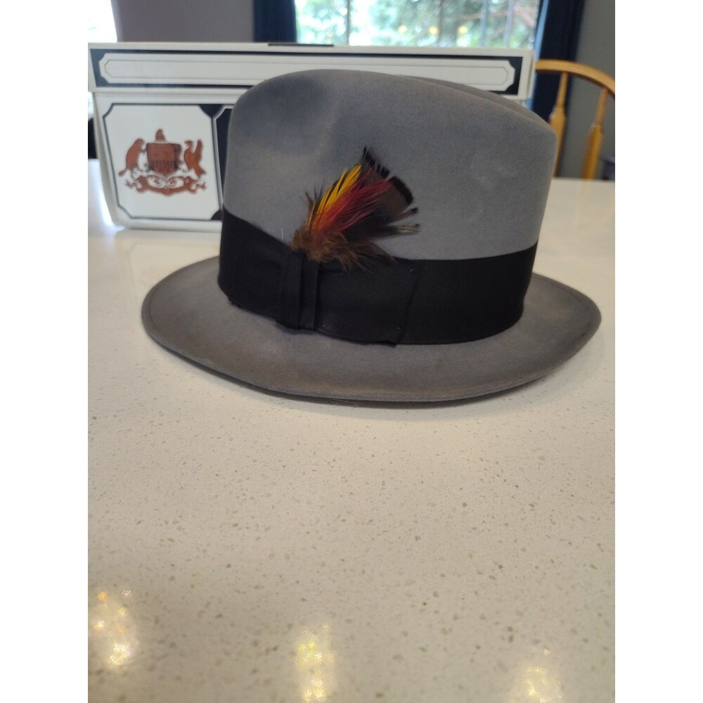 Stetson RY02 Saxon 2 Inch Brim 302 Caribou Hat 08 Cordova Size 7